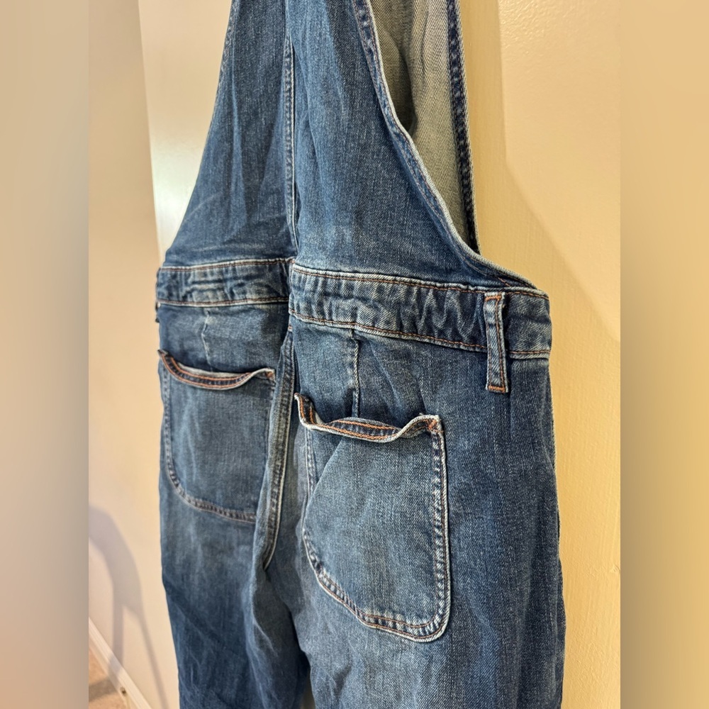 GAP Classic Denim maternity Overalls size small - Picture 3 of 8